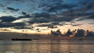 East outer port limit(opl) #singapore #port #sunset #timelapse #sea #vessel #shipping#sealife #viral