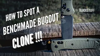 How to spot a Benchmade Bugout Clone !!!