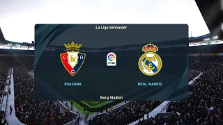 PES 2021 | CA Osasuna vs Real Madrid - Spain La Liga | 09/01/2021 | 1080p 60FPS