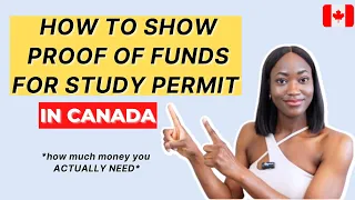 HOW TO: SHOW PROOF OF FUNDS TO GUARANTEE STUDY PERMIT APPROVAL IN CANADA 🇨🇦 | POF | Study in Canada