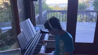 Eric playing Russian song. Прекрасное Далеко