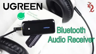 Аудио ресивер UGREEN СМ-402 с ЦАП CS43131 и aptX HD// Шикарный звук по блютуз и по проводу