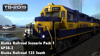 Train Simulator 2019: Alaska Railroad Scenario Pack 1: GP38-2 - 1: Alaska Railroad 125 South