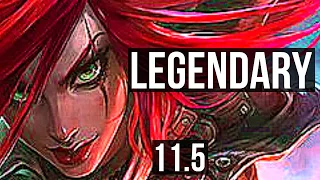 KATARINA vs MALZAHAR (MID) | Rank 2 Kata, 16/1/4, Legendary | JP Master | v11.5