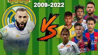 2022 Benzema vs 2009-2022 Neymar💪