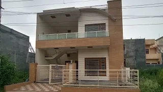 150 gaj 4bhk double storey luxurious 27*50 house for sale with interior design in Mohali sector 125