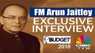 FM Arun Jaitley Interview on Budget 2018 India & General Elections 2019 || CNBC TV18 Exclusive