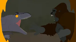 Ark Giganotosaurus vs Kong 2017 (part 2/2)