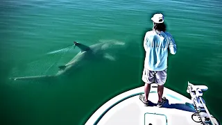 Shark ATTACKED the Motor! Big Permit in Gulf of Mexico!