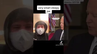 “Very smart sleepy joe”