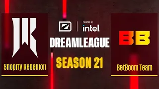 Dota2 - Shopify Rebellion vs BetBoom Team - Game 1 - DreamLeague Season 21 - Playoffs