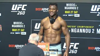 UFC 260: Stipe Miocic vs. Francis Ngannou 2 Weigh-In - MMA Fighting