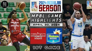 MPBL HIGHLIGHTS: BULACAN KUYAS VS BATAAN RISERS (APRIL 30, 2024)