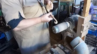 fabricación de un cazo olivero