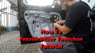 Fensterheber Tauschen/Wechseln Touran [Tutorial]