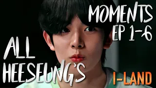 I-LAND - All Heeseung’s moments { ep 1-6 }