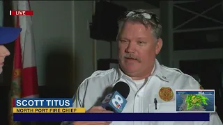 North Port fire chief asks residents to stay home while crews assess damage from Hurricane Ian