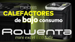 AHORRA contra el frío! * Selección mejores calefactores de BAJO CONSUMO.Rowenta Mini Eco Safe SO9266