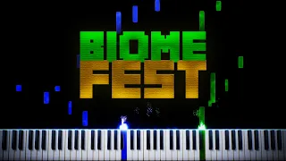 C418 - Biome Fest (from Minecraft Volume Beta) - Piano Tutorial