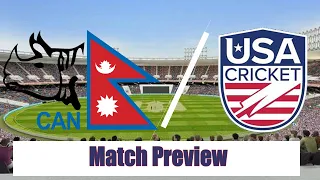 Nepal vs USA ll Match Preview ll ICC CWC League 2 ll 2nd Match