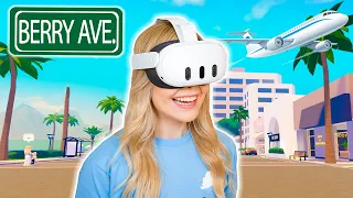 PLAYING BERRY AVENUE ON ROBLOX VR FOR THE FIRST TIME!