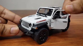 Jeep Wrangler Diecast Model Unboxing and Detailed Review of Kinsmart 1:32