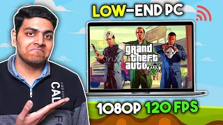 DeepLink New Cloud Gaming 🔥| Low End Laptop Play GTA 5 🎮 No Lag 1080p 120 FPS  🚀