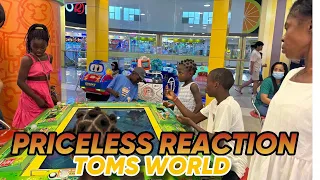 TOMS WORLD, GREAT EXPERIENCED, PRICELESS REACTION