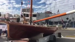 Historical 18-footer Britannia in Hobart