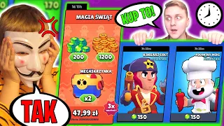 MÓJ BRAT mówi mi TAK przez 10 minut w BRAWL STARS ⭐ Da Mian