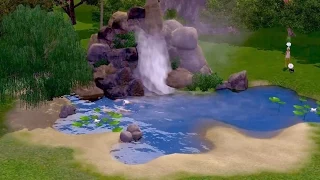 The Sims 3 как сделать водопад