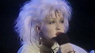 Cyndi Lauper 6-11-87 L.A. late night TV performance