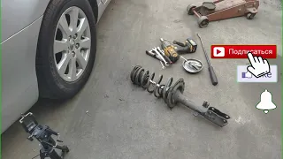 Toyota Camry 40 Замена заднего амортизатора/стоек How to Replace Rear Struts shock 06-11Toyota Camry