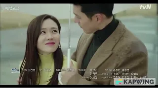 hyun bin protect son ye jin from rain | Hyun bin & Son ye jin