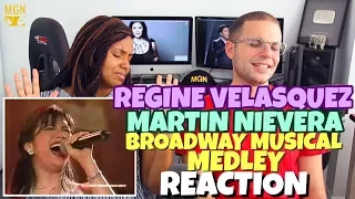 Regine Velasquez & Martin Nievera - Broadway Musical Medley | PATREON REACTION