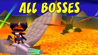 Spyro 2 - All Bosses (No Damage)