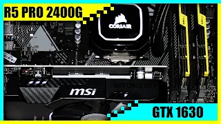 Ryzen 5 PRO 2400G + GTX 1630 Gaming PC in 2022 | Tested in 7 Games
