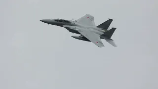 岐阜基地F-15機動飛行訓練