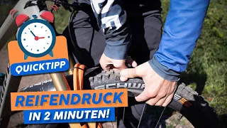 RICHTIGEN Reifendruck finden in 2 Minuten | MTB & eMTB perfekt eingestellt | Quicktipps