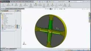 SolidWorks Tutorial -  Filling a Specific Cavity using Boolean Operations at the Assembly Level