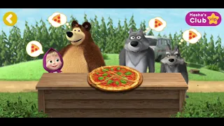 Masha and the Bear Pizzeria Game! | Pizza maker game Gameplay