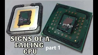 How To Tell If CPU Is Bad Dead Or Damaged Processor Symptoms & Signs part 1