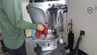 HONDA 4 STROKE OIL CHANGE