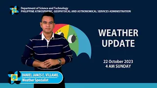 Public Weather Forecast issued at 4AM | October 22, 2023