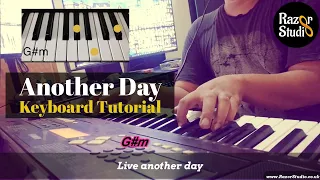 Another Day (Dream Theater) - Piano/Keyboard Tutorial - How to play - Chords & Lyrics