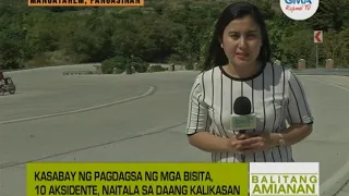 Balitang Amianan: 10 Aksidente, Naitala na sa Daang Kalikasan sa Mangatarem