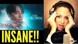 DIMASH | 💥6 BRIGHT OCTAVES | THE CROWN | Vocal coach Reaction & Analysis