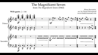 The Magnificent Seven — by Elmer Bernstein, 4-Hand Piano Duet