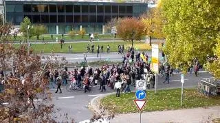 Demonstrationszug am 30.10.2010 - Grossdemo gegen Stuttgart 21 am 30.10.2010