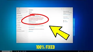 We can't activate Windows on this device as we can't connect to your organization activation FIXED ✅